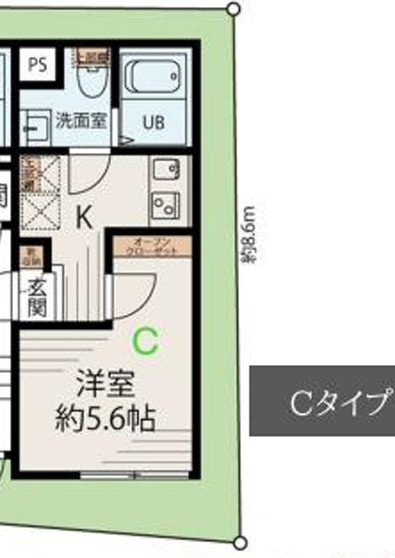 メゾンアッシュ大山の間取り