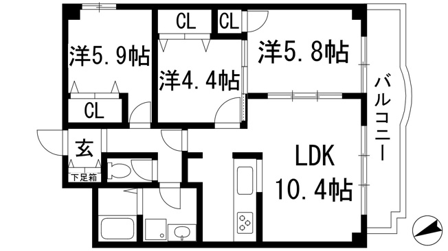 【間取り】 | メゾン鳥居坂