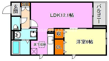Ｔｓキューブツーの間取り