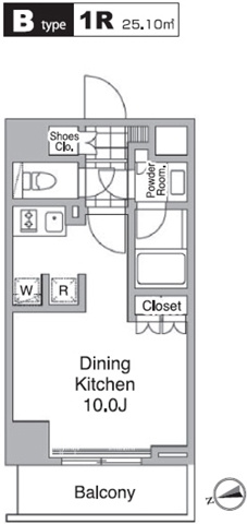 新品家具付きマンション目黒18(KaGood東京)の間取り|※間取りと異なる場合は現状を優先します。