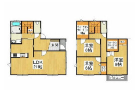 御池台１丁戸建の間取り
