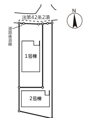【今からご案内可能】知多市新舞子字神田　全2棟の区画図|全体区画数｜全2棟

◎まずは、お気軽にお問い合わせください。現地を案内しながら周辺環境も見て頂けます。