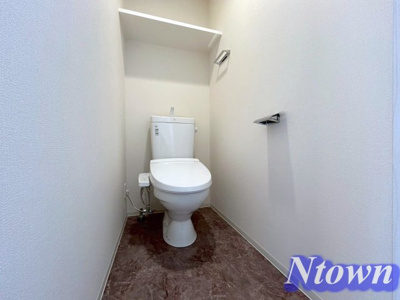 【トイレ】 | プレサンスTHE新栄 | 落ち着いた色調のトイレです