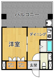 エビス西宮の間取り