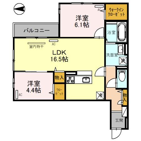 クラシスト加美正覚寺の間取り