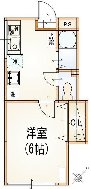 さつきアパートの間取り
