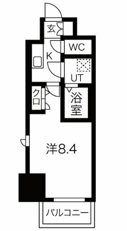 エスリード三宮旭通の間取り