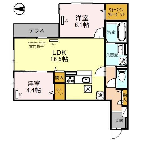 クラシスト加美正覚寺の間取り