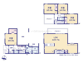 【間取り】 | 名古屋市瑞穂区白砂町４丁目48【仲介手数料無料】新築一戸建て　1号棟