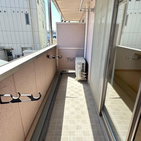 ハートフル大元駅前のバルコニー
