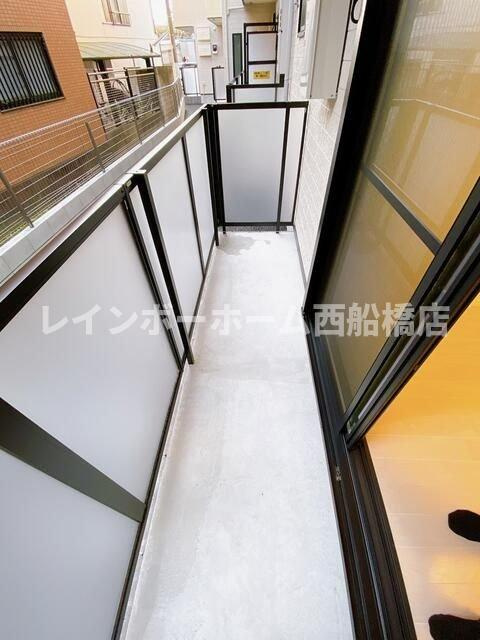AJ津田沼Ⅴのバルコニー