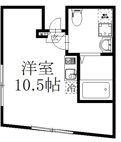 ブルーフェザーマンション北千住の間取り