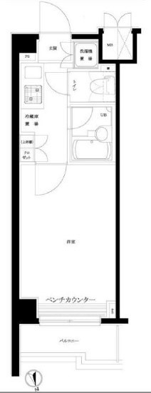 ルーブル西荻窪弐番館の間取り