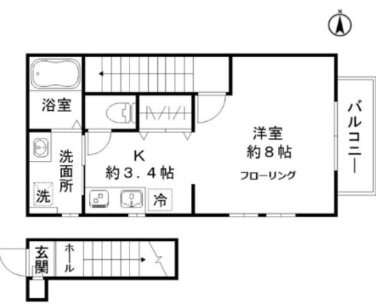 ベルコート朝霞の間取り