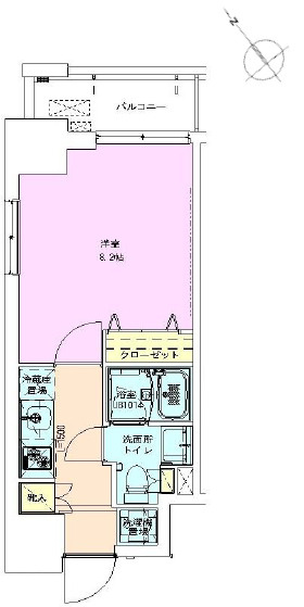 門前仲町レジデンス七番館の間取り