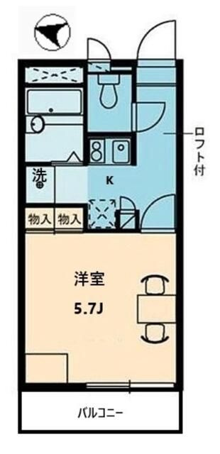 ラウンジ石神井台の間取り