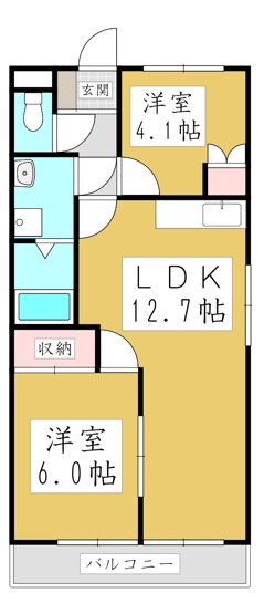 【間取り】 | スペリオルK