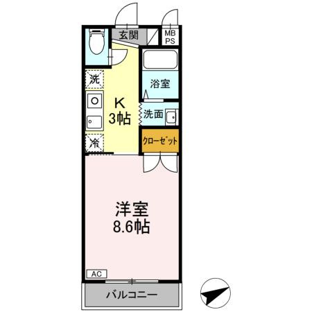ピンフィール一番館の間取り