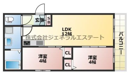 TIO四條畷の間取り