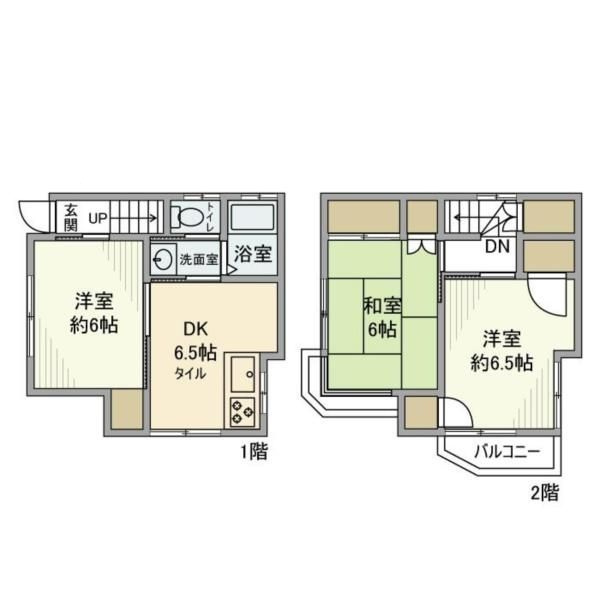 志茂3丁目戸建の間取り|間取りです。