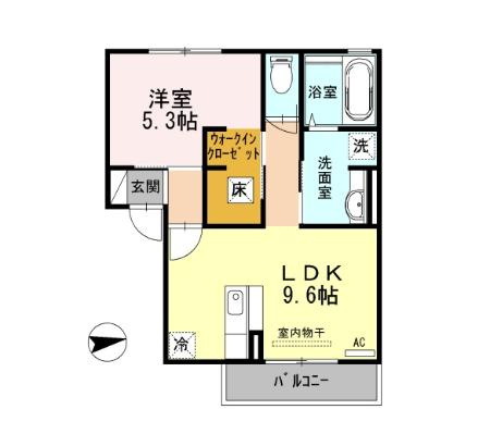 ラ・ヴェルドミールの間取り
