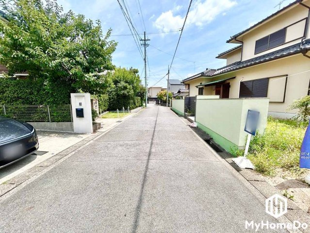 守山区西新　1期の前面道路含む現地写真