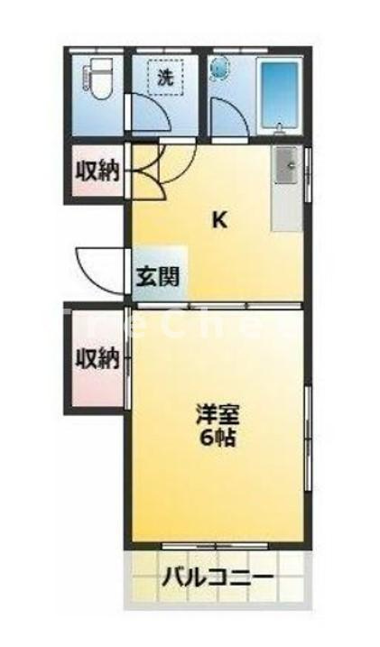 サンライズ吉巳2号館の間取り