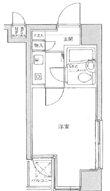 クリオ入谷壱番館の間取り