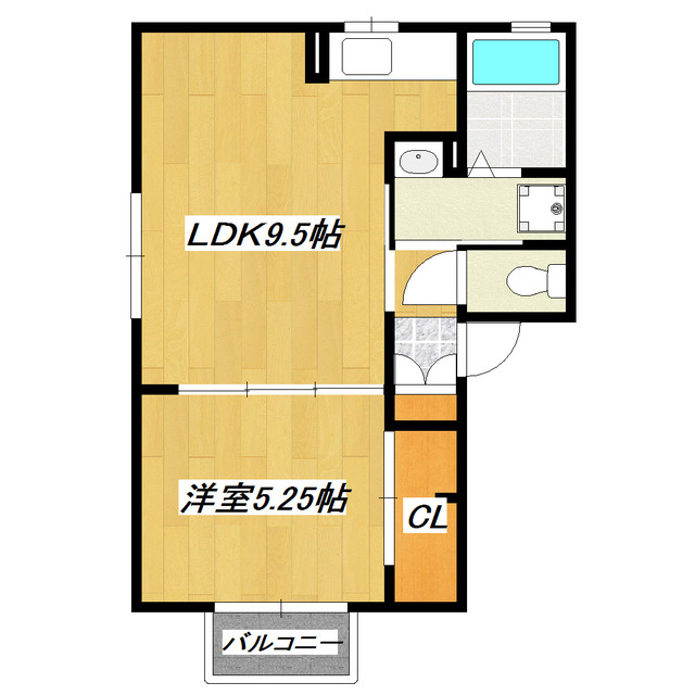 グランモアＴ・Ｄの間取り|南向きの角部屋です。