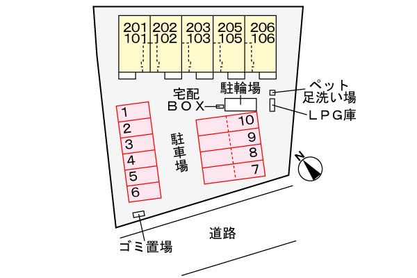 フォルトゥーナ　　刈谷市近郊の賃貸はクラスホーム刈谷店の駐車場
