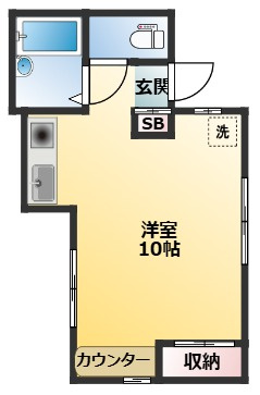 アーバンパレス6号館の間取り