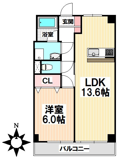 【間取り】 | タケセイハイツ道徳