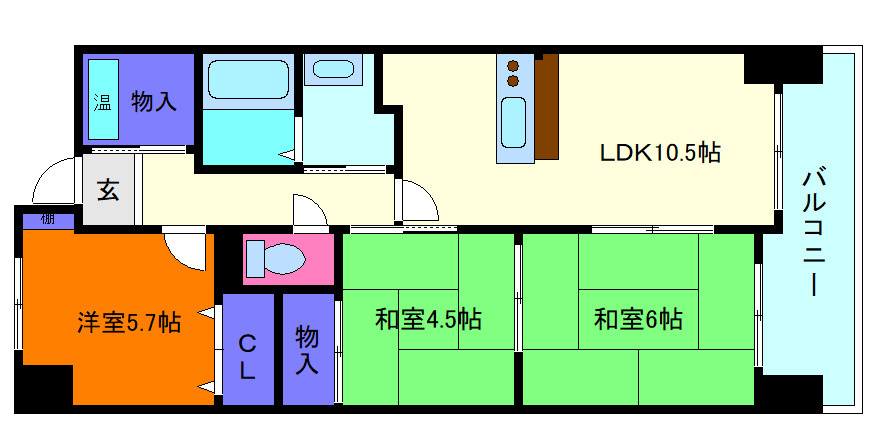 ハートランド甲南の間取り