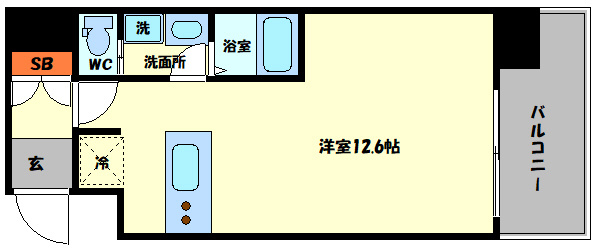 オルフェアXV番館の間取り