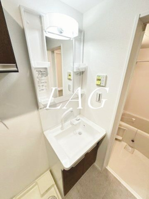 【洗面所】 | ベイルーム本厚木Ｓｏｕｔｈ | 独立洗面台です。