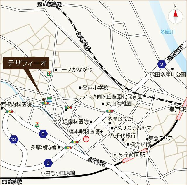 デザフィーオの地図