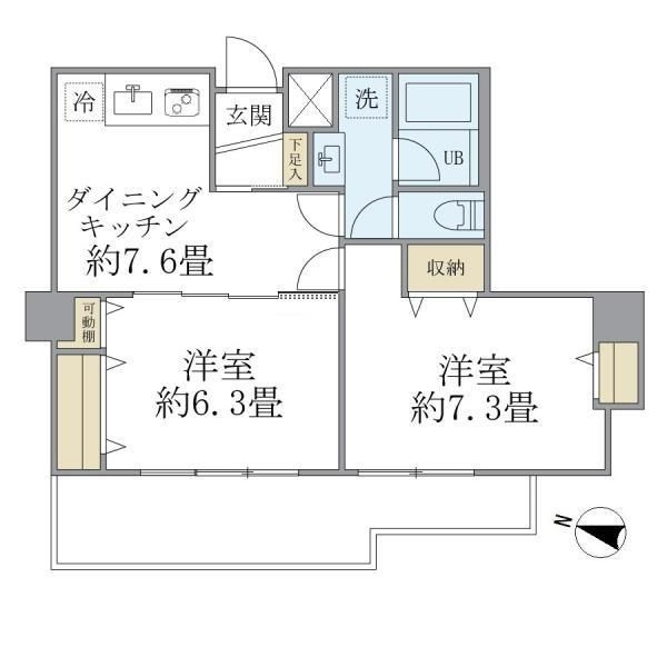 朝日九段マンションの間取り
