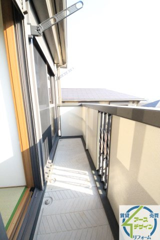 ユーキャンハイツⅡ　A棟のバルコニー|※類似部屋