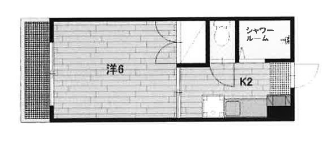 第３三池ビルの間取り|間取りです。