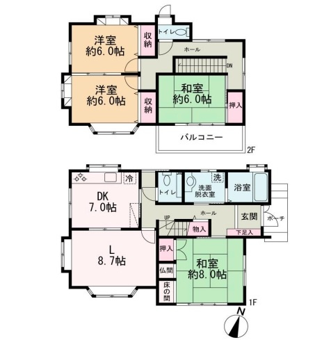 【間取り】 | 吉見町東野 | ４LDK
