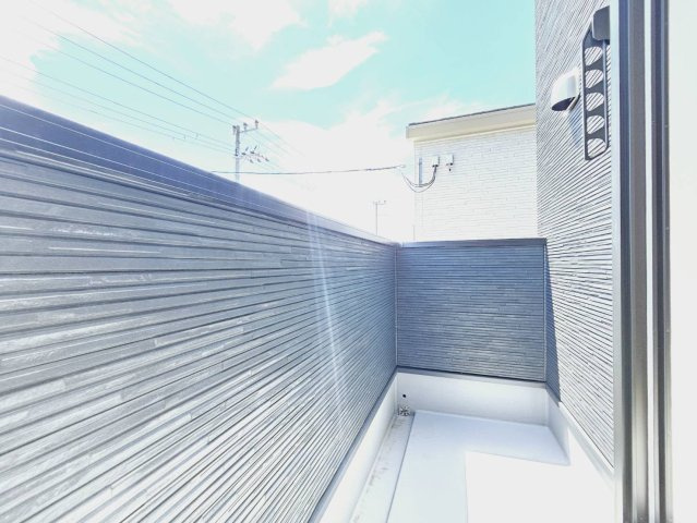 緑が丘B号棟のバルコニー