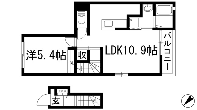 【間取り】 | グラース宝塚