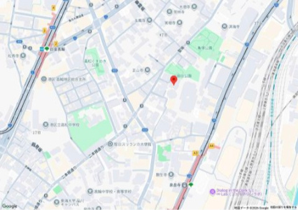 伊皿子プレースの地図