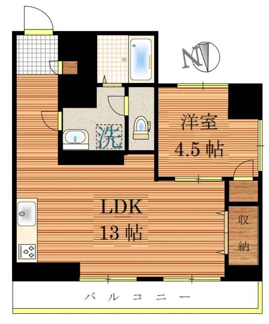 藤和下谷コープの間取り