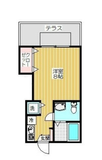 【間取り】 | コンフォール新宿 | 間取りです。