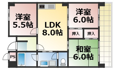 【間取り】 | Jenes Nikkou　仲介手数料無料