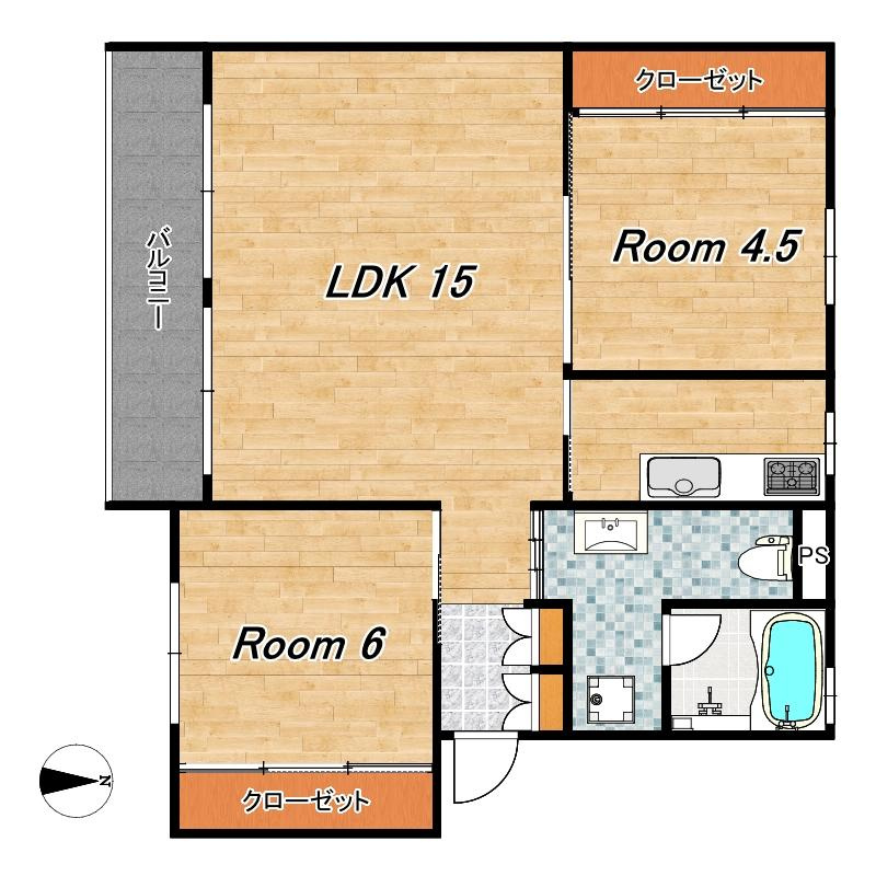 2＋Apartment（ツープラスアパートメント）の間取り