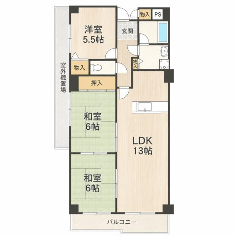 【間取り】 | フェルザ南茨木