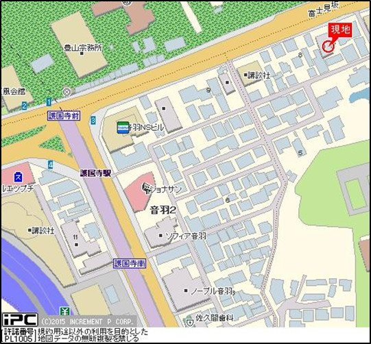 菱和パレス護国寺駅前の地図