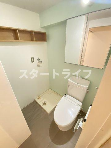 大阪市淀川区西中島２丁目の賃貸マンションの洗面所|参考写真